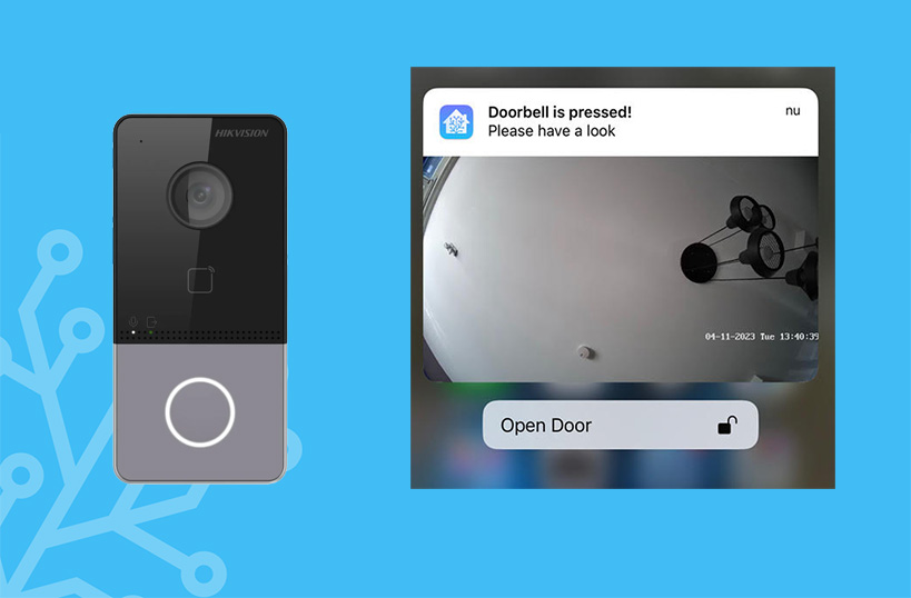 Hikvision Deurbel DS-KV6113-WPE1 koppelen met Home Assistant