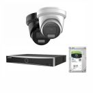 Voordelig en goed Hikvision 1x 8 MP - Acusense Hybrid buiten camera met NVR + 1TB