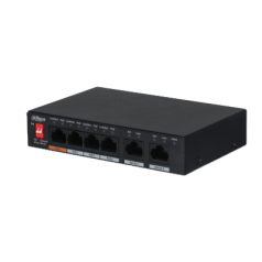 Voordelig en goed Dahua PFS3006-4ET-60-V2 - 4 poorts PoE Switch 60w vermogen