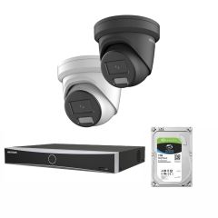 Voordelig en goed Hikvision 1x 4MP Smart Hybrid ColorVu camera met NVR + 1TB