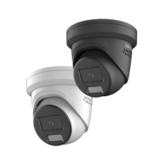 Voordelig en goed Hikvision DS-2CD2347G2H-LISU/SL - ColorVu Smart Hybrid Turret- met slim hybride licht en speaker met strobe