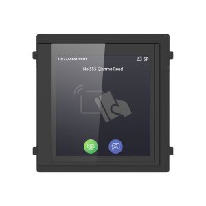 Voordelig en goed Hikvision DS-KD-TDM - Touch screen display module incl. kaartlezer