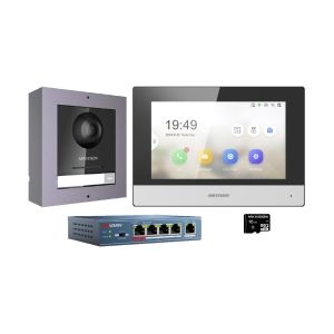 Voordelig en goed Hikvision DS-KIS602 - 2MP IP Modulaire intercom set