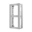 Voordelig en goed Hikvision DS-KD-ACW2/S, modulaire intercom, opbouwframe tweevoudig RVS