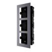 Voordelig en goed Hikvision DS-KD-AFC3, modulaire intercom, inbouwframe drievoudig